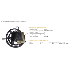 DZE КОТУШКА ЗАПАЛЮВАННЯ KAWASAKI KLR600 84-86 (21121-1116)