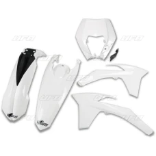 UFO КОМПЛЕКТ ПЛАСТІКОВ KTM EXC/EXCF '12-'13 Z ЗАХИСТ ФАРИ КОЛІР БІЛИЙ (KT521E047)