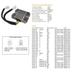 DZE РЕГУЛЯТОР НАПРУГИ SUZUKI GSXR 600\/750 06-18, GSXR1000 07-16, GSF1250, VL800\/1500, DL650 13-17, SFV650 GLADIUS, VZ800 05-09, GSX1300B-KING MOSFET (ESR552) - зображення 1
