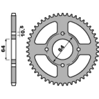 ЗАДНЯ ЗІРКА PBR 4302 39 F SUZUKI LT-E/LT-F 160 89-01 (LANC. 520) (JTR1826.39)