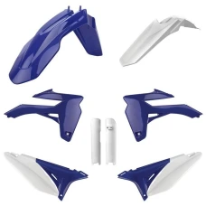 POLISPORT КОМПЛЕКТ ПЛАСТІКОВ (ПОВНИЙ KIT) SHERCO SE-R/SEF-R '13-'15 W КОМПЛЕКТІ КРИШКИ АМОТРТИЗАТОРІВ (8399000005) КОЛІР СИНІЙ БІЛИЙ OEM