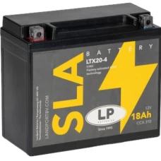 АКУМУЛЯТОР МОТОЦИКЛЕТНИЙ LANDPORT YTX20-4 (YB18A, YTX20-BS)