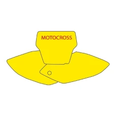 BLACKBIRD КОМПЛЕКТ НАЛІПОК (OKLEIN) ПІД НОМЕРИ STARTOWE HONDA CRF 450 '05-'07 - ПРОДАЖА