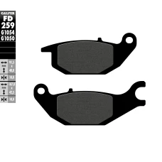 GALFER КОЛОДКИ ДИСКОВІ ТОРМОЗНІ KH343 POLMETALICZNE HONDA CBR125 '04-'10, XL125V VARADERO '01-'11 (ЗАД)