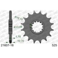 AFAM 2026/04 ШЕСТЕРНЯ ПЕРІД 2091 16 YAMAHA FZ8 '10-'17, MT 09 '14-'20, MT 07 '14-'24 TDM 900 '02-'13 (JTF1591.16) (LANC. 525)