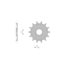 AFAM 2026/06 ШЕСТЕРНЯ ПЕРІД 2103 14 YAMAHA YZF 250 '01-'25, WR 250F '01-'25 (LANC. 520) (JTF1590.14)