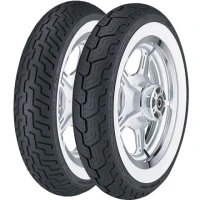 DUNLOP D404F 130/90-16 67H TT WWW FR. (ШИРОКА WHITEWALL)