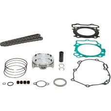 VERTEX 2025/02 КОМПЛЕКТ РЕМОНТУ GORY ДВИГУНА YAMAHA WR 250 F (WRF250) '20-'23, YZ 250 F (YZF250) '19-'23, FANTIC МОТОРЧИК XEF / XXF 250 22-'23 (STD. + 0.02MM = 76.97MM) (13.8:1) (ПОРШЕНЬ, УЩІЛЬНЕННЯ TOP-END, ПІДШИПНИК GLOWKI ШАТУНІВ, ЛАНЦЮГ ГРМ)