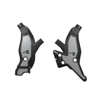 RACETECH (RTECH) 2024/07 КРИШКИ РАМИ (КОМПЛЕКТ) T7 REVOLUTION YAMAHA TENERE 700 '19-'24 КОЛІР ЧОРНИЙ - СІРИЙ