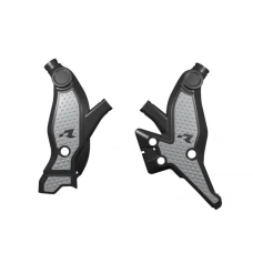 RACETECH (RTECH) 2024/07 КРИШКИ РАМИ (КОМПЛЕКТ) T7 REVOLUTION YAMAHA TENERE 700 '19-'24 КОЛІР ЧОРНИЙ - СІРИЙ