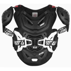 LEATT (2022/2023) ЗАХИСТ КЛІТКИ ГРУДНОЇ (BUZER) CHEST ПРОТЕКТОР 5.5 PRO HD BLACK КОЛІР ЧОРНИЙ РОЗМІР XXL