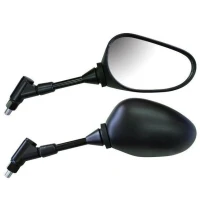 EMGO 2025/02 ДЗЕРКАЛО YAMAHA XJ6N '14-'16, FZ8 FAZER '13-'15 ПРАВА (OEM: 20S-26280-10) КОЛІР ЧОРНИЙ (УЗОР ОРИГІНАЛУ) (УПРАВЛІННЯ)