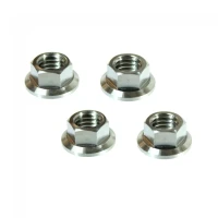 SCAR 6 X TITANIUM HEX ГОЛОВКА FLANGE NUT M8 -  TITANIUM GR5-TI
