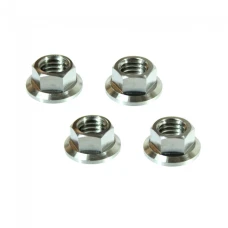 SCAR 6 X TITANIUM HEX ГОЛОВКА FLANGE NUT M8 -  TITANIUM GR5-TI