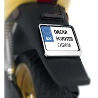 BIKETEC АКЦІЯ РАМКА DO ТАБЛИЦІ (NA TABLICE) REJESTRACYJNEJ SKUTER/SCOOTER КОЛІР ХРОМ