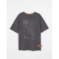 DIVERSE (2025) EXTREME TEAM - DAKAR RALLY СОРОЧКА (T-SHIRT) DKR OV 0824 КОЛІР ГРАФІТ РОЗМІР L