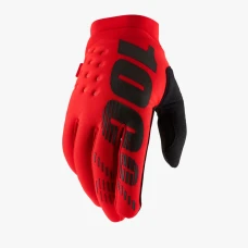 100 ПРОЦЕНТ РУКАВИЦІ CROSS/ENDURO BRISKER GLOVES RED КОЛІР ЧЕРВОНИЙ/ЧОРНИЙ РОЗМІР L