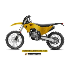 UFO КОМПЛЕКТ ПЛАСТІКОВ Z OSLONAMI ТЕЛЕСКОПІЧНИЙ (АМОРТИЗАТОРІВ) HUSQVARNA TE 150 / 250 / 300 '24, FE 250 / 350 / 450 / 501 '24, КОЛІР ЗОЛОТИЙ