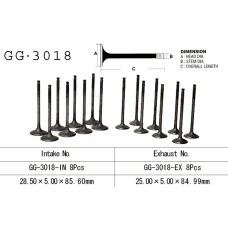 VESRAH КЛАПАН ВИПУСКНИЙ SUZUKI GSF 1200 BANDIT '97-02' GSXR 1100 '86-90' GSX 1100 F/G '88-93' (OEM: 12912-06B00) (1 ШТ.) (MADE IN JAPAN)