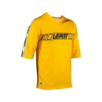 LEATT (НОВИНКА 2024) СОРОЧКА ROWEROWA (DZIECIECA) MTB ENDURO 3.0 JUNIOR JERSEY GOLD КОЛІР ЖОВТИЙ РОЗМІР L (140-150 CM)