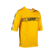 LEATT (НОВИНКА 2024) СОРОЧКА ROWEROWA (DZIECIECA) MTB ENDURO 3.0 JUNIOR JERSEY GOLD КОЛІР ЖОВТИЙ РОЗМІР L (140-150 CM)