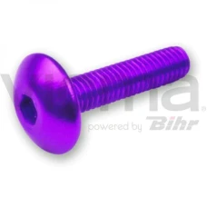 V PARTS (VICMA) КОМПЛЕКТ БОЛТІВ ВІТРОВИКИ M6X20 (6SZT.) КОЛІР FIOLETOWY (IMBUSOWA PLASKA)(TA620LI)