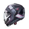 CABERG ШОЛОМ SZCZEKOWY FLIP-UP МОДЕЛЬ DUKE X КОЛІР ЧОРНИЙ MAT\/FUKSJA\/SZARY\/SREBRNY РОЗМІР M - зображення 3