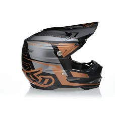 6D HELMETS ШОЛОМ CROSS/ENDURO МОДЕЛЬ ATR-2 MACH BRONZE/GREY/BLACK КОЛІР CZARNY/SZARY/BRAZOWY РОЗМІР M ( 57 - 58 CM )