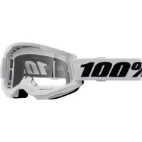 100 % FA20 STRATA 2 YOUTH GOGGLE WHITE