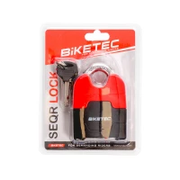 BIKETEC KLODKA NA КЛЮЧІ (НАБІР 3 КЛЮЧІY) РОЗМІР: 72MM, СКОБА 13MM