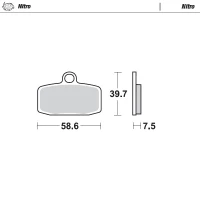 MOTO-MASTER BRAKEPADS KTM ПЕРІД: FREERIDE E 2012>, SX85 2012>, FREERIDE 350 201
