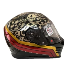 SIMPSON ШОЛОМ VENOM TATOO BLACK/CHROME S