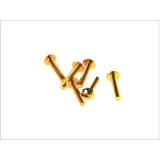 V PARTS (VICMA) КОМПЛЕКТ БОЛТІВ ВІТРОВИКИ M5X30 (6SZT.) КОЛІР ЗОЛОТИЙ (IMBUSOWA PLASKA)(TA530OR)