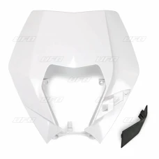UFO ЗАХИСТ ФАРИ ПЕРІД KTM EXC/EXCF 09-13 КОЛІР БІЛИЙ (УЗОР OEM)