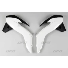 UFO КРИШКИ РАДІАТОРА KTM SX '13-'17 КОЛІР OEM '17 (BIALY/CZARNY)