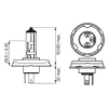 BOSCH ЛАМПОЧКА R2 45\/40W 12V P45T - 1 ШТУКА - зображення 3