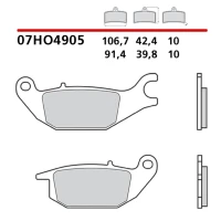 BREMBO 2026/03 КОЛОДКИ ДИСКОВІ ТОРМОЗНІ KH343 GENUINE КАРБОН CERAMIC (POLMETALICZNE MIESZANKA OEM) ПЕРІД/ЗАД