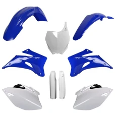 POLISPORT КОМПЛЕКТ ПЛАСТІКОВ (ПОВНИЙ KIT) YAMAHA YZ 250F '06-'07; YZ 450F '06-'07 W КОМПЛЕКТІ TABLICA ПЕРІД (8658100001) I КРИШКИ AMORTYZAROROW (8398100001) КОЛІР СИНІЙ БІЛИЙ OEM