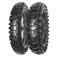MITAS ШИНА 90/100-12 TERRA FORCE-MX IT PIT CROSS (CZERWONO-NIEBIESKI РЕМІНЬ) 46M TT ЗАД DOT 2024 (DOT:PXDC) (ZAMIENNIK:70000999)