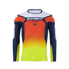 KENNY RACING СОРОЧКА CROSS/ENDURO МОДЕЛЬ FORCE SPRING SUMMER КОЛІР NIEBIESKI/BIALY/POMARANCZOWY/ZOLTY РОЗМІР L