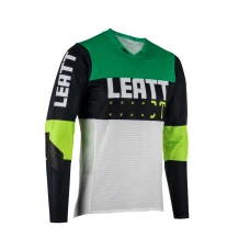 LEATT (НОВИНКА 2023) СОРОЧКА ROWEROWA MTB GRAVITY 4.0 JERSEY JADE КОЛІР ZIELONY/CZARNY/BIALY РОЗМІР M