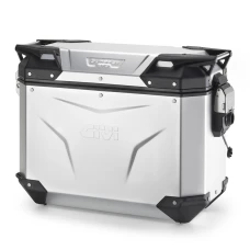 GIVI TREKKER OUTBACK EVO ANODIZED АЛЮМІНІЙ SIDE-CASE ЛІВИХ 37LTR, SOLD БЕЗ ЗАМКА