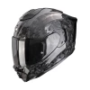 SCORPION ШОЛОМ EXO-1500 ONYX КАРБОНОВОГО ПОВІТРЯ ТВЕРДИХ ЧОРНИЙ, XS - зображення 2