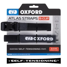 OXFORD РЕМНІ TRANSPORTOWE ATLAS B-CLIP 26MM X 1.2M 2 ШТУКИ W КОМПЛЕКТІ КОЛІР СІРИЙ