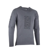 LEATT (НОВИНКА 2023) СОРОЧКА ROWEROWA MTB GRAVITY 2.0 JERSEY TITANIUM КОЛІР СІРИЙ РОЗМІР S