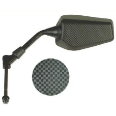 V PARTS (VICMA) ДЗЕРКАЛО ПРАВА, ДІАМЕТР ГВИНТА 8MM, СТОРОНА ПРАВА, КОЛІР КАРБОН PEUGEOT LUDIX, SPEEDFIGHT II, SPEEDFIGHT II AC, SPEEDFIGHT II LC, TKR, TREKKER, VIVACITY 50/100 1999-2006 (E692D)