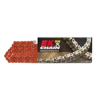 EK ЛАНЦЮГ EK530MVXZ2 120 ЛАНКИ QX-RING КОЛІР ЧЕРВОНИЙ (DO 1100CCM) (41,8 KN) (MADE IN JAPAN) (КРИШКА)