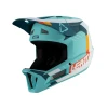 LEATT (НОВИНКА 2024) ШОЛОМ ВЕЛОСИПЕДИ MTB GRAVITY 2.0 V24 HELMET FUEL КОЛІР TURKUSOWY\/BIALY\/POMARANCZOWY РОЗМІР M (57-58 CM) - зображення 2