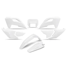 UFO 2024/11 КОМПЛЕКТ ПЛАСТІКОВ HUSQVARNA TE 150 / 250 / 300 '24-'25, FE 250 / 350 / 450 / 501 '24-'25 КОЛІР OEM '25 БІЛИЙ