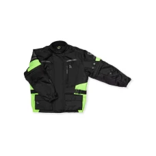 MODEKA КУРТКА TEKSTYLNA ДОВГА TAREX II KIDS (DZIECIECA/JUNIOR) КОЛІР CZARNY/NEONOWY (ЗЕЛЕНИЙ FLUO) РОЗМІР 140